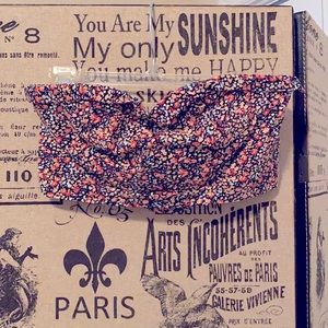 3/$12 SALE🌈Floral Pins and Needles Bandeau, small